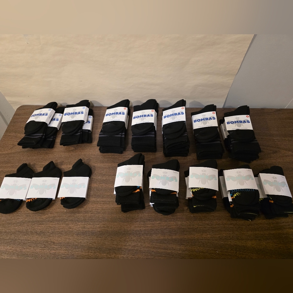 36 Pairs Of Bombas Socks - Unisex - Medium - Small - X Small